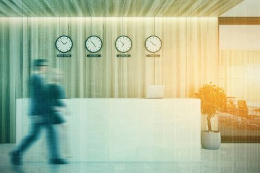 Yakınındaki bir toplantı odası, Resepsiyon tonda