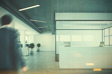 Resepsiyon bir konferans salonu yakınındaki beyaz