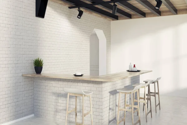 Modern mutfak ve yemek odası, yan