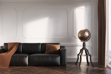 Beyaz oturma odası, koltuk, Küre