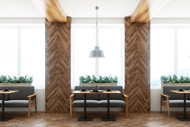 Bar iç gri kanepeler