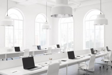 Açık alan office köşe beyaz