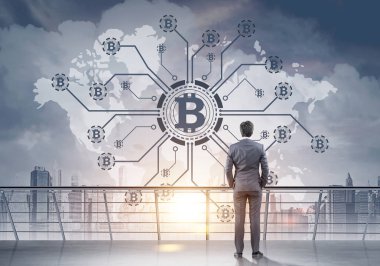 Bitcoin ağının bir seyir işadamı