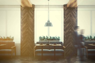 Bar iç gri kanepeler tonda