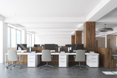 Tahta ve beyaz alanı office iç açın