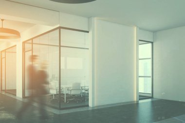 Ofis Oda köşe toplantı beyaz, insanlar