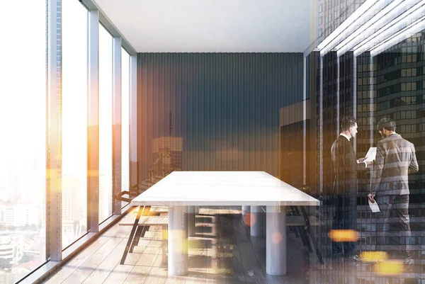 Siyah oda iç toend toplantı modern