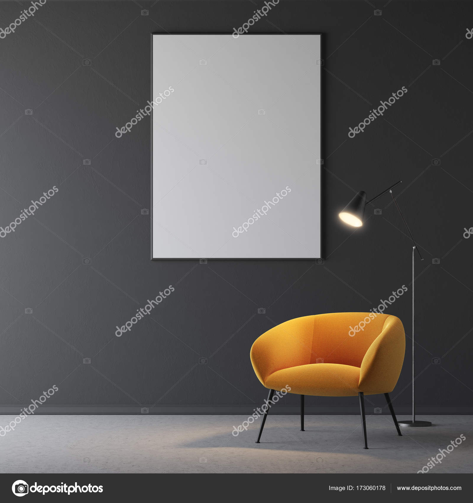 Gelb Schwarz Wohnzimmer Sessel, Plakat — Stockfoto © denisismagilov ... Gelb Schwarz Wohnzimmer Sessel, Plakat — Stockfoto © denisismagilov ...