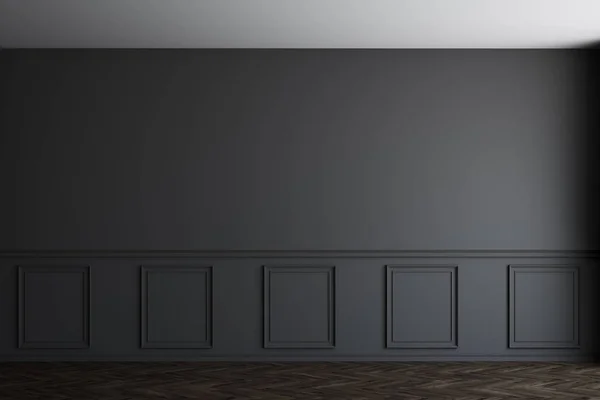 Empty black room