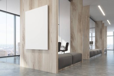 Ahşap ofis alanı ve konferans salonu bekliyor