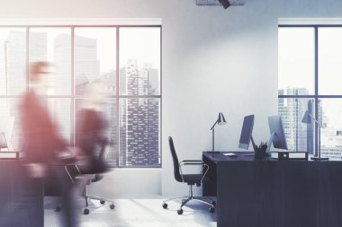 Açık alan office yan, siyah, beyazlar