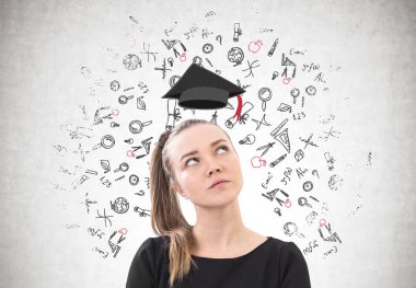 Dalgın bir at kuyruğu, formüller kadınla