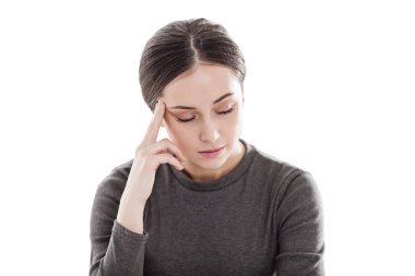 İzole kadın kahverengi vurguladı