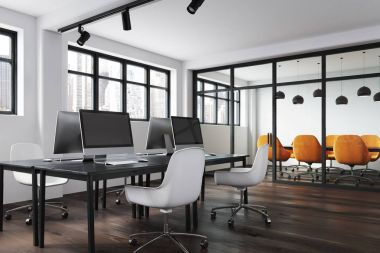 Açık alan ofis iç yan görünüm