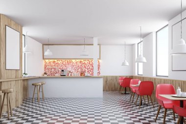 Kırmızı kiremit bar iç