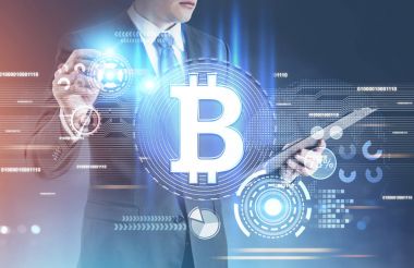 Parlayan bitcoin işareti, Hud arabirimi, adam