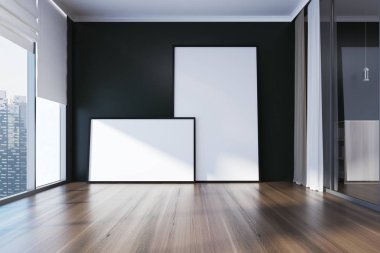 Boş siyah Oda, iki posterler