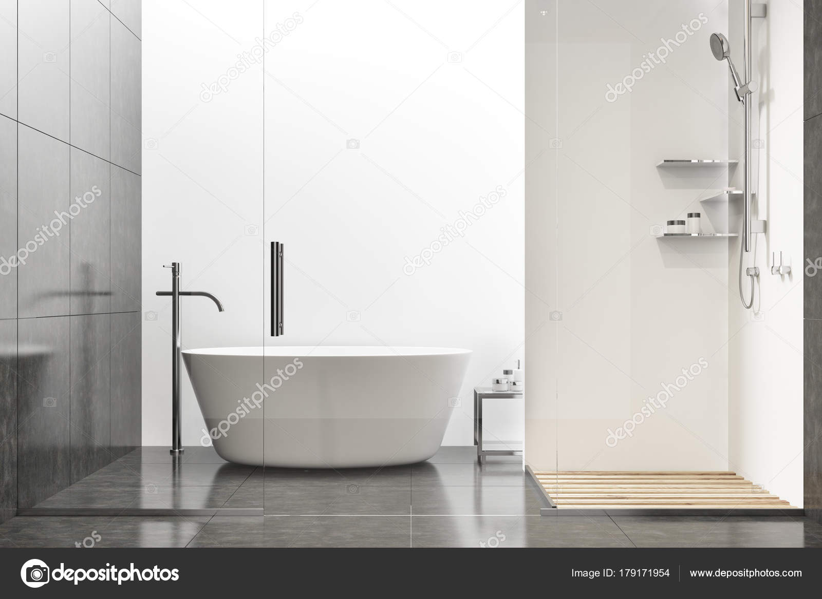Cerca de cuarto de baño blanco y negro — Foto de stock ... Cerca de cuarto de baño blanco y negro — Foto de stock ...