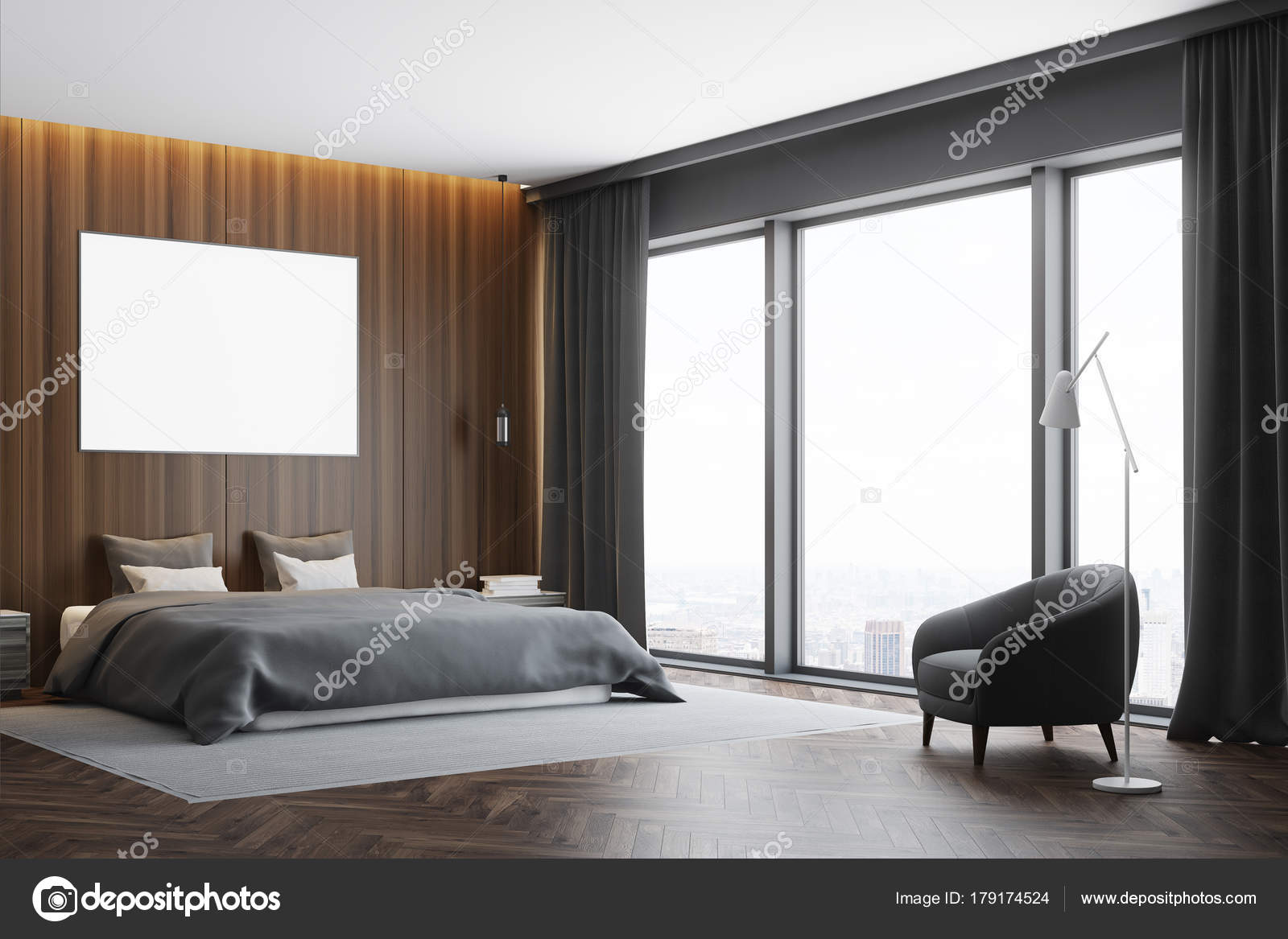 Dunkles Holz Schlafzimmer Ecke, poster — Stockfoto © denisismagilov ... Dunkles Holz Schlafzimmer Ecke, poster — Stockfoto © denisismagilov ...