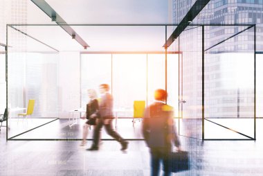 Panoramik ofis toplantı salonu tonda