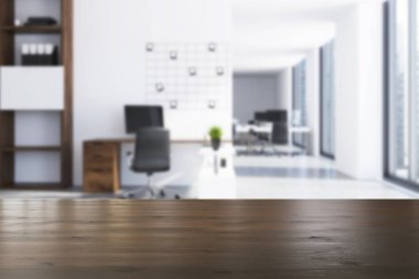 Modern ofis işyeri, Fotoğraflar açık bulanıklık