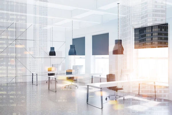 Açık alan office köşe, tonda