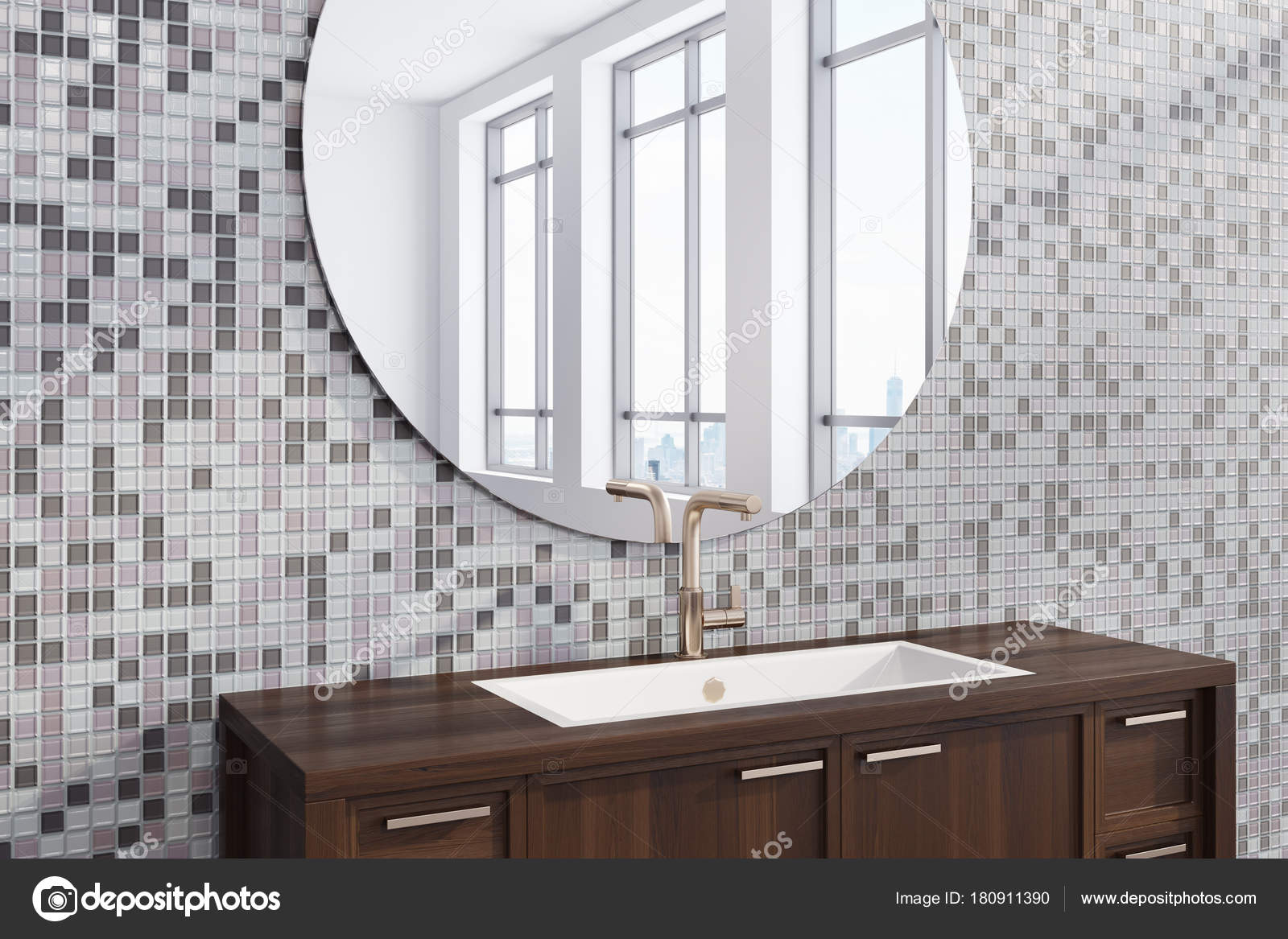 Grijze tegels badkamer wastafel, kant — Stockfoto © denisismagilov ... Grijze tegels badkamer wastafel, kant — Stockfoto © denisismagilov ...