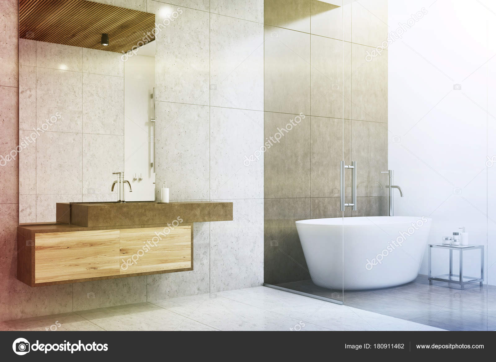 Esquina del cuarto de baño gris y blanco entonado — Fotos de Stock ... Esquina del cuarto de baño gris y blanco entonado — Fotos de Stock ...