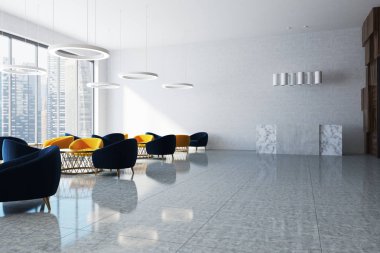 Panoramik ofis bekleme odası