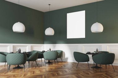 Gri ve beyaz Cafe köşe bir posteri ile