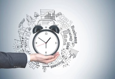 Çalar saat, iş tutan adam s el
