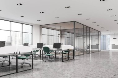 Açık alan office yeşil sandalye, Toplantı salonu ile