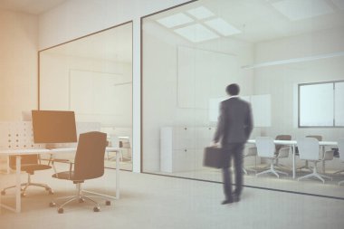 Açık alan office köşe beyaz