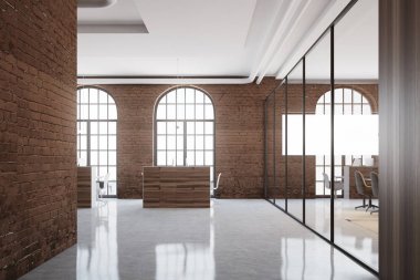 Tuğla ofis ofis kabinleri