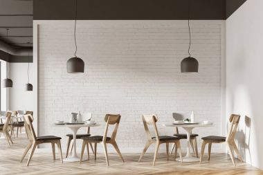 Beyaz Cafe iç