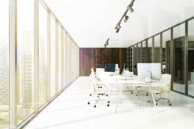 Tonda Modern koyu ahşap ofis