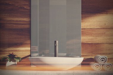 Kadar beyaz banyo lavabo yakın tonda