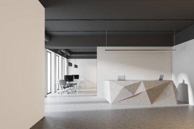 Beyaz taş alma office içinde