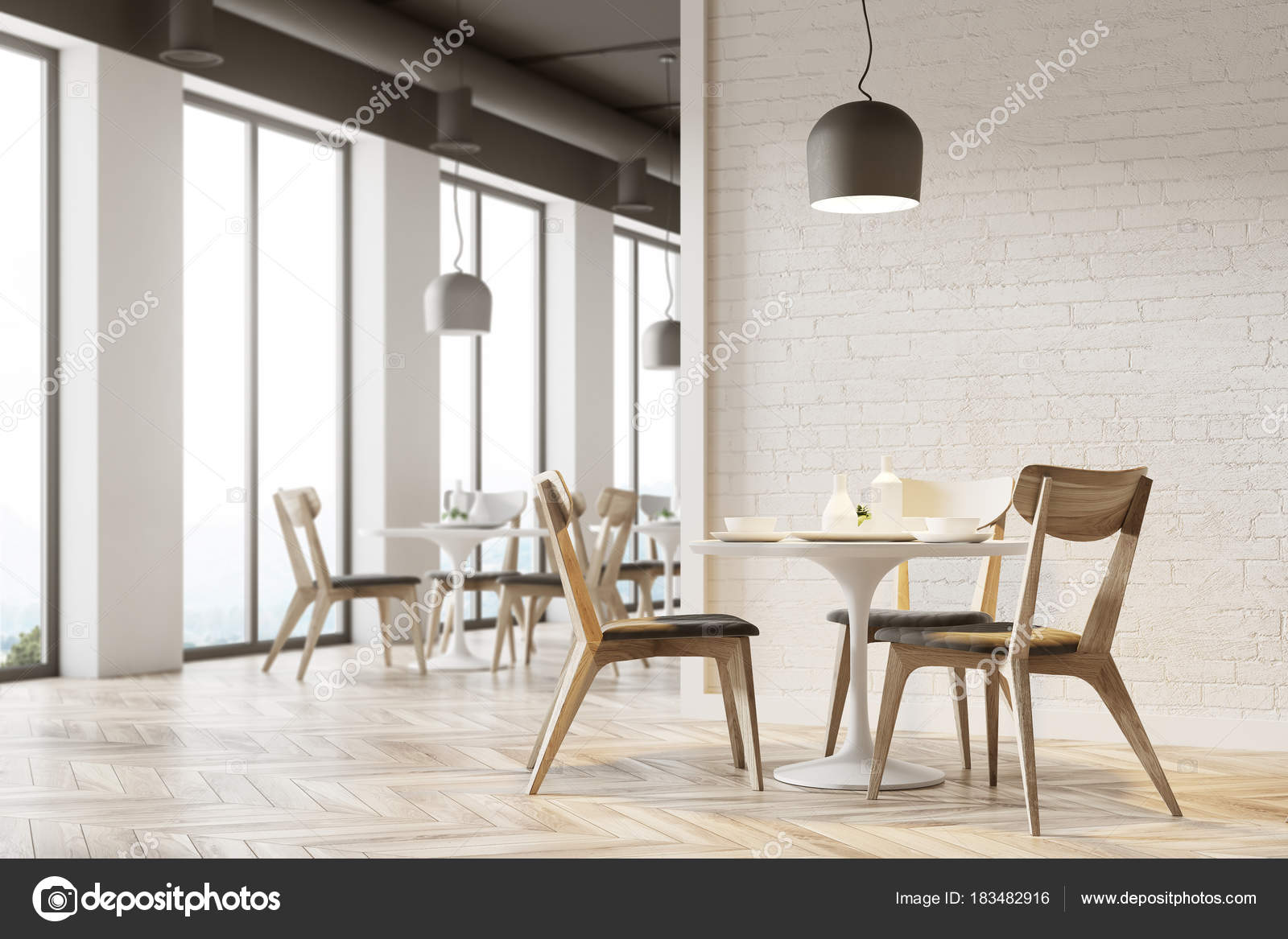 Loft Restaurant Corner Stock Photo C Denisismagilov 183482916