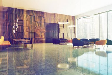 Tonda bekleme odası iç tarafında office