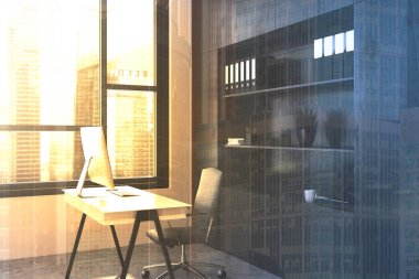 Tonda Modern Yöneticisi s office köşe