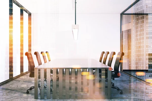 Toplantı odası iç tonda futuristik