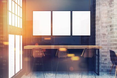 Siyah ve beton bar, tonda afiş Galerisi