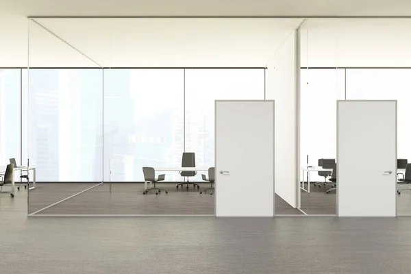 Panoramique mur de verre bureau PDG — Photo