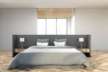 beyaz yatak odası iç