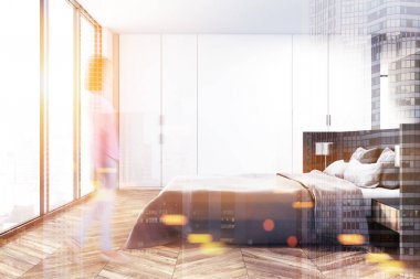 Tonda panoramik yatak odası iç