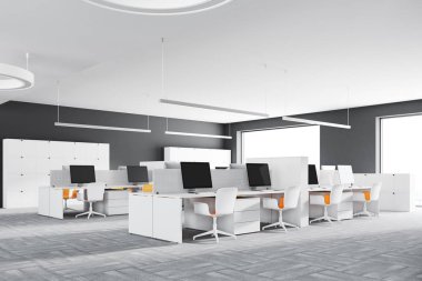 Açık alan office köşe beyaz