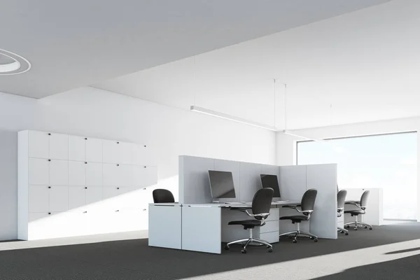 Ambiente de escritório moderno, estante — Fotografia de Stock