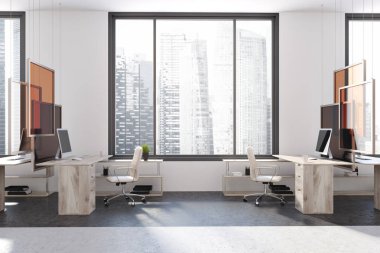 Modern ofis köşe, sanat yükleme