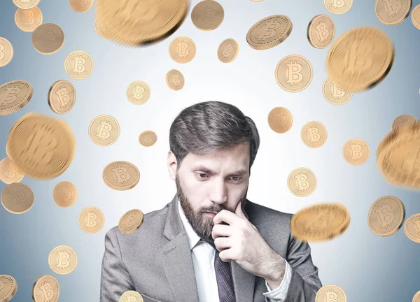 Sakallı işadamı emin, bitcoin yağmur